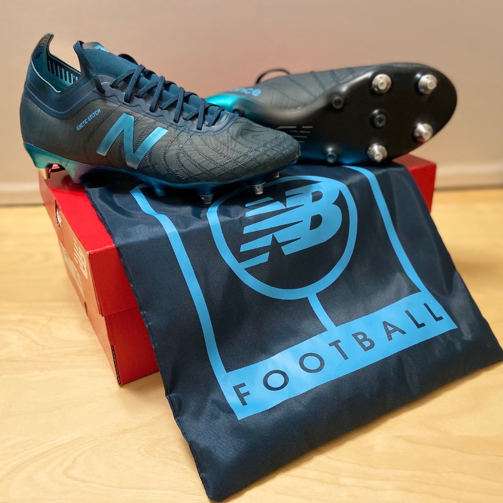 New Balance Tekela V2 PRO Navy/Blue - Size 8.5 (US) 42 (EU), with boot bag